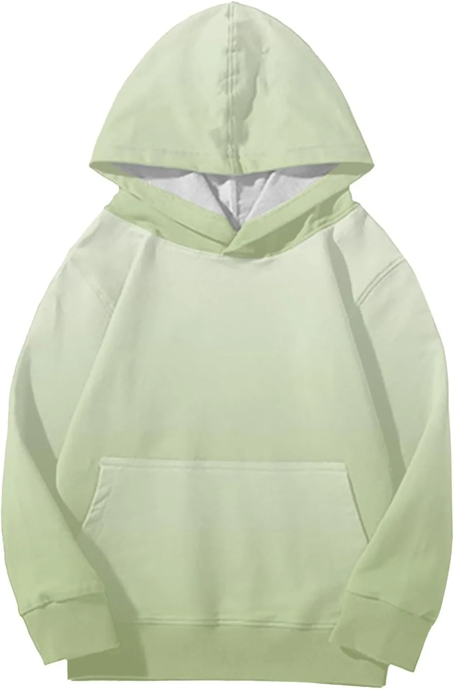 Youth Girls Oversized Hoodie Gradient Color Preppy Hoodie Kids Toddler Y2K Trendy Hooded Sweatshirt Pullover Tops