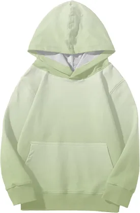 Youth Girls Oversized Hoodie Gradient Color Preppy Hoodie Kids Toddler Y2K Trendy Hooded Sweatshirt Pullover Tops