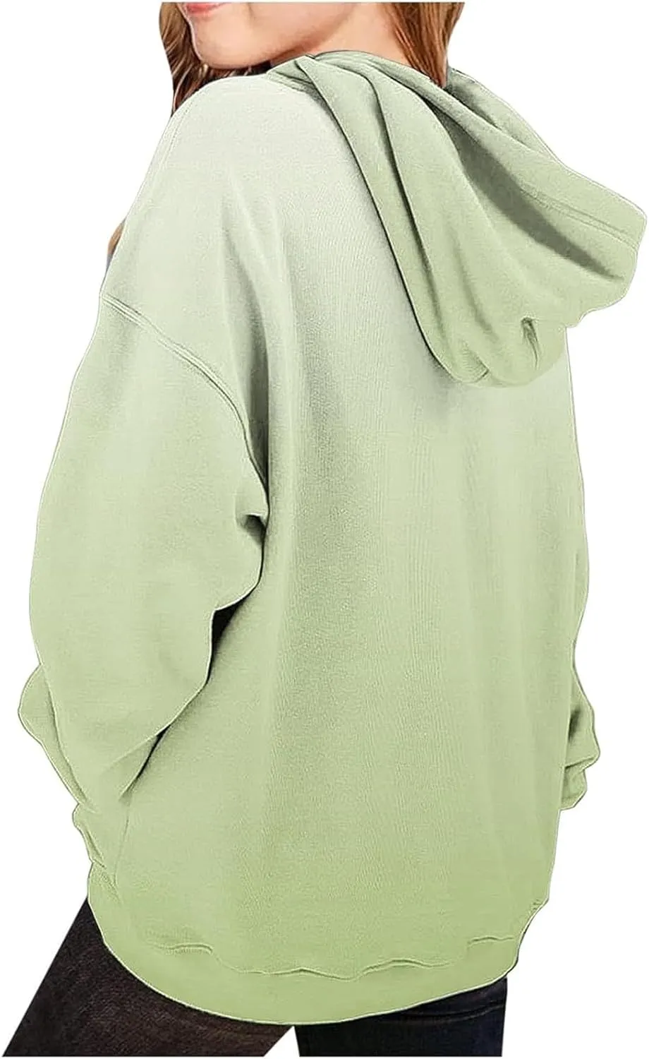 Youth Girls Oversized Hoodie Gradient Color Preppy Hoodie Kids Toddler Y2K Trendy Hooded Sweatshirt Pullover Tops
