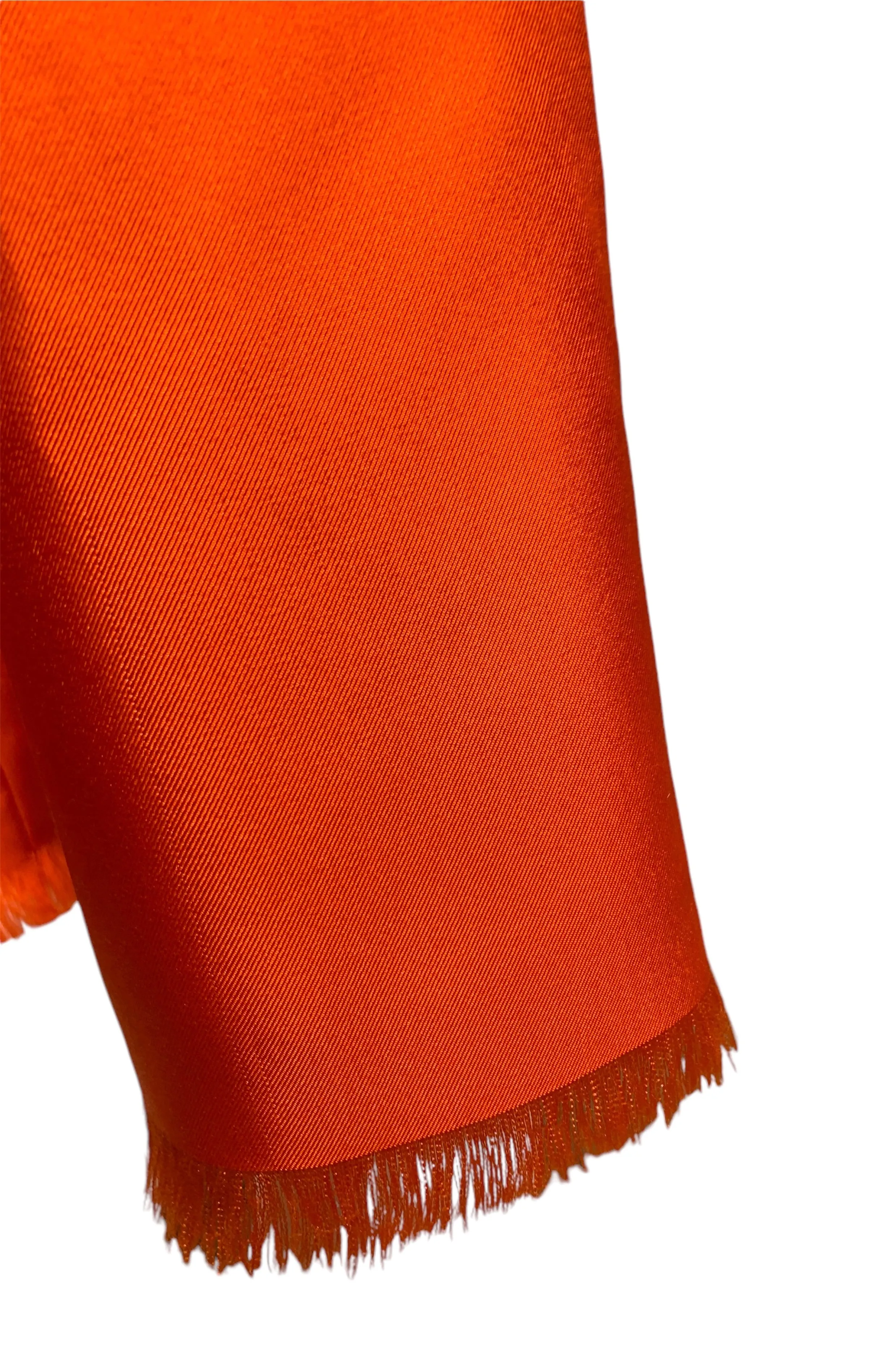 Yves Saint Laurent Orange Silk Blouse and Pants Ensemble